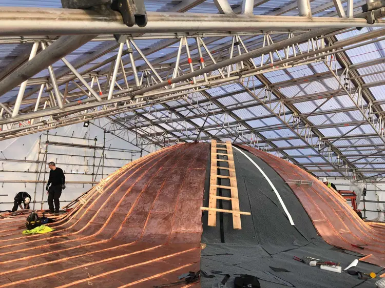 kuppel nesten ferdig Byantikvaren i haugesund