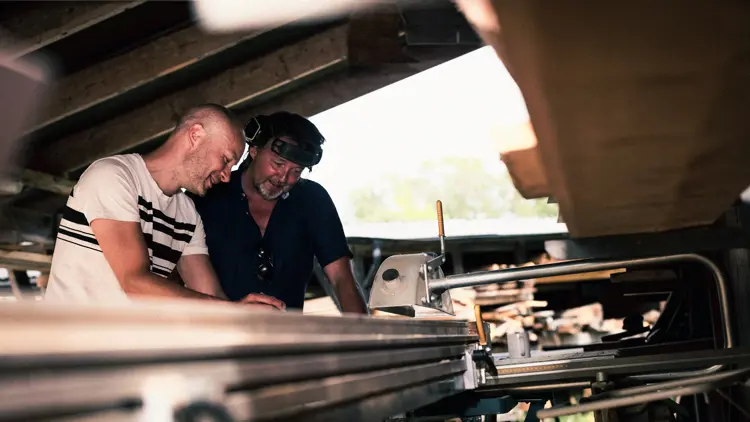 Stian Og Christer Ved Saga Foto Ole Kristian Losvik