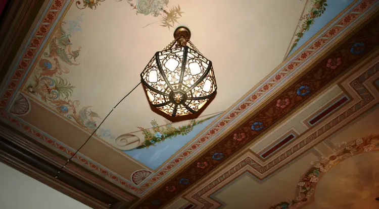 Gammel Lampe Villa Bergfall