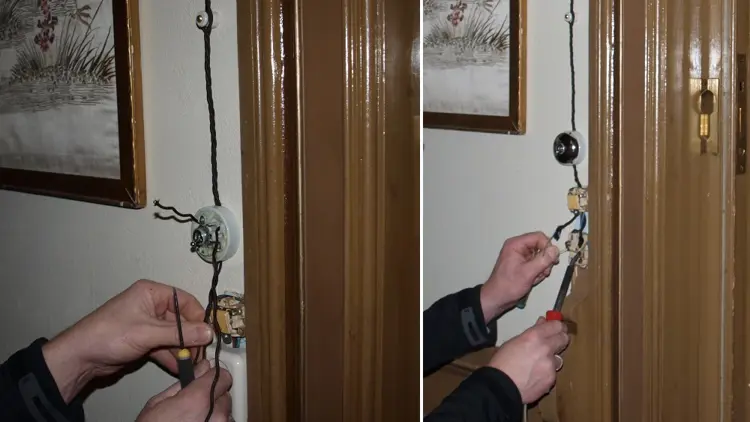 Toyledning Porselensnelle Gammelt Elanlegg