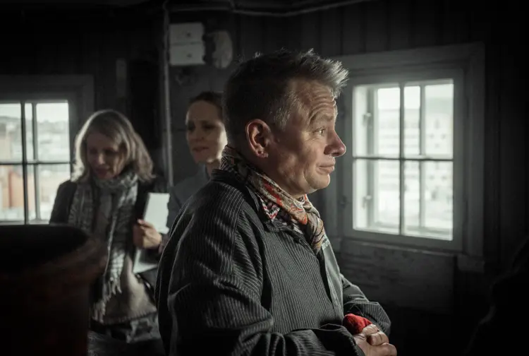 Eivind Falk I Branntårnet På Oslo Domkirke Foto Bygg Og Bevar