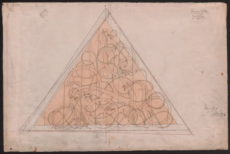 Tegning Urnesstilenpeter Andreas Blix
