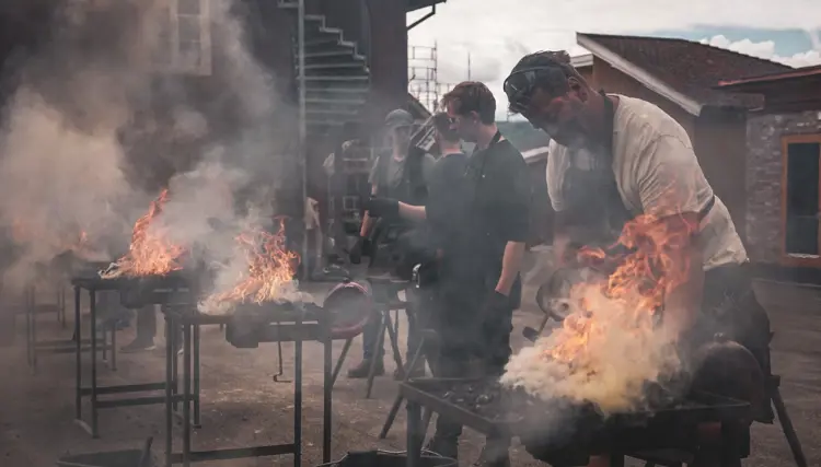 Smikurs under bygningsvernkongressen på Maihaugen Foto Bygg og Bevar Stenby