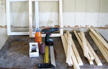 Fire varevinduer manglet, men det var en original å måle etter. Foto: Norske Hjem