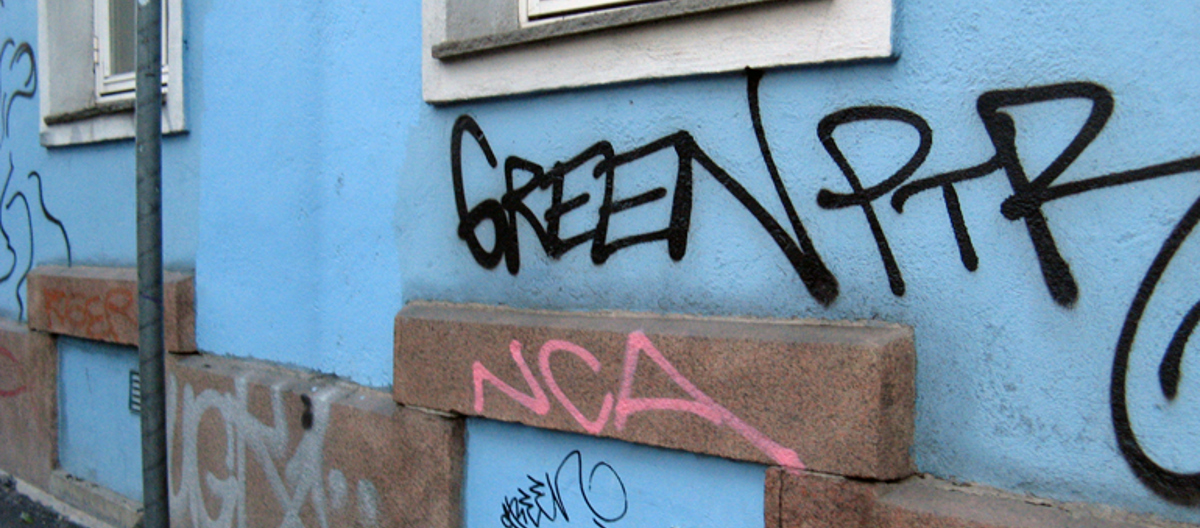 Tagging i Helgesensgate, Grünerløkka Oslo. Foto: Elin Wigen