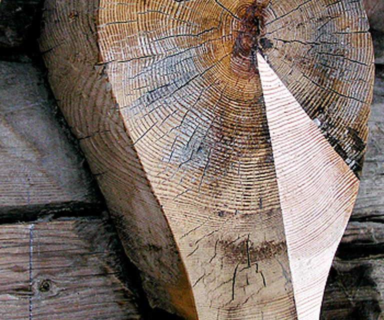 Reparert lafteknute. Foto: Stokk & Stein