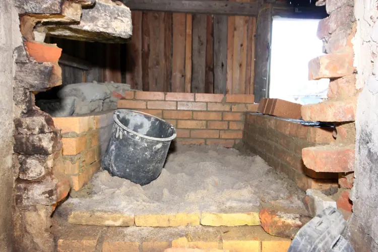 Oppmuring. Foto: Terje Granås, Bygningsvernsenteret i Aust-Agder