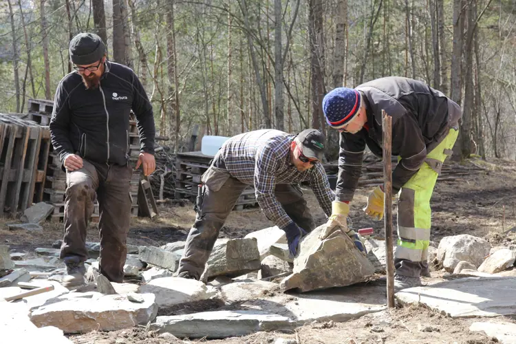 Nesten all stein kan brukes