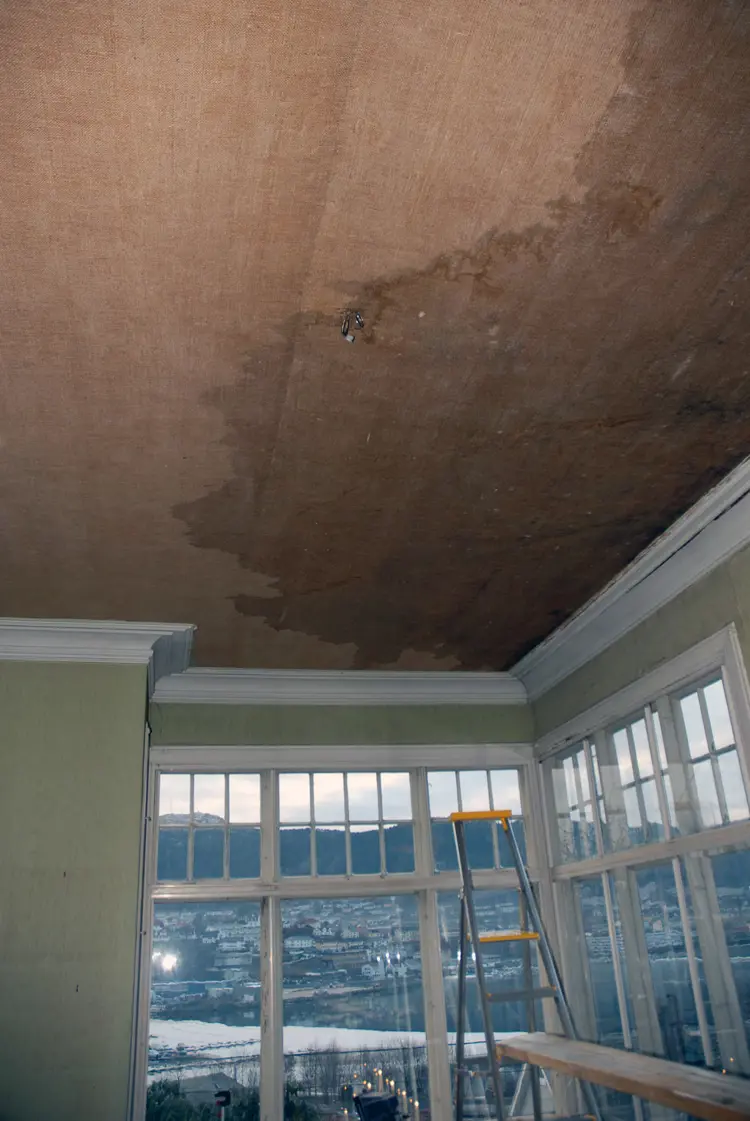 Vannskadet jute. Foto: Einar Nilsson