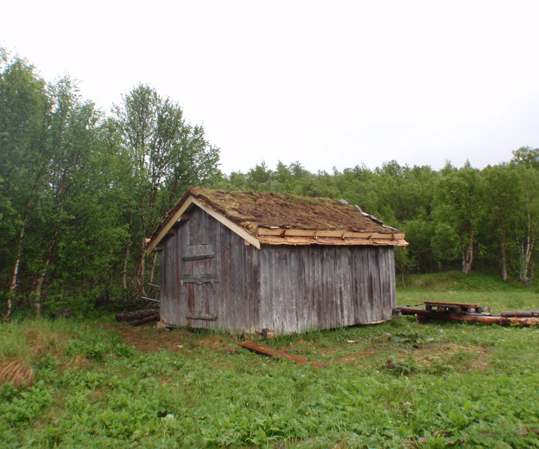 Etter istandsetting er løa tatt i bruk som lager. Foto: Kolbjørn Vegar Os