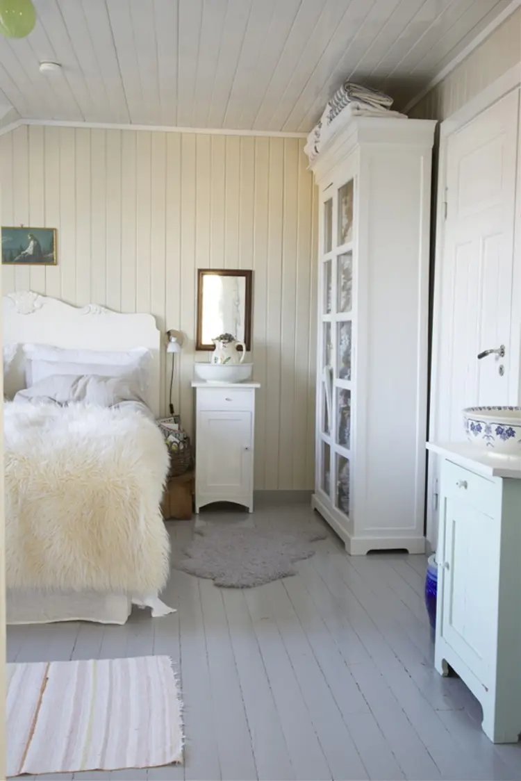 Hovedsoverommet i herskapelig stil. Foto: Liv J Sandvik Jakobsen