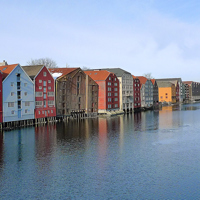Bryggene i Trondheim. Foto: NTNU/ Ole Tolstad