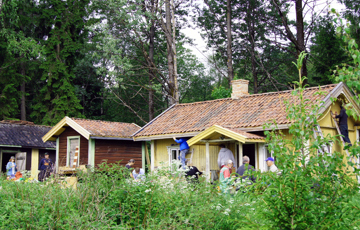 Ut på befaring. Foto: Ressurssenteret for landbruksbygninger