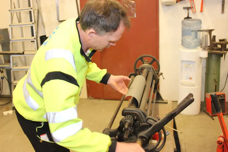 Valsing av emnet Foto Terje Granås.JPG