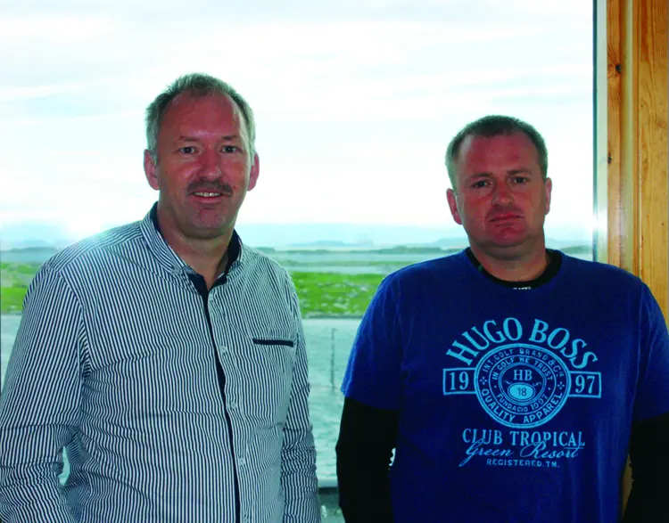 Tom og Ole Olsen driver familiebedriften videre. Foto: Elisabeth Østby