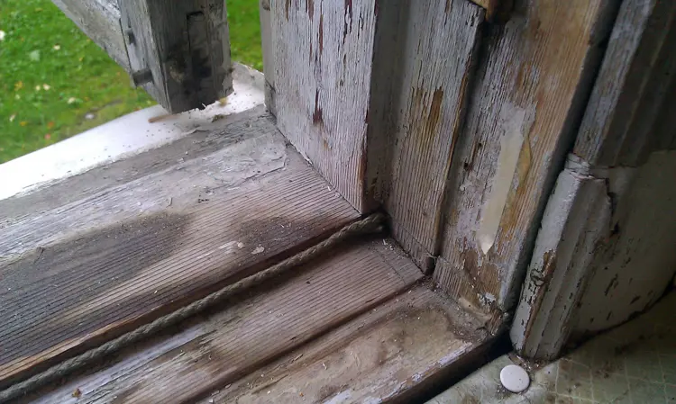 Med en stift festes listen på rett plass. Foto: Kristoffer Darj