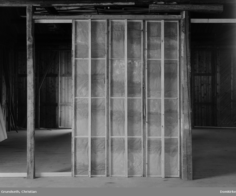 Kivronplater. Disse skulle visstnok ha noe av de samme egenskapene som gipsplater. Foto: Grundseth, Christian, Domkirkeodden