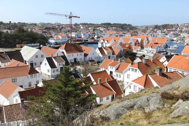 Utsikt Over Byen Fra Tollboden