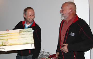 Tømrerbedriften Stokk & Stein AS fra Lom tildeles Bygg og Bevar-prisen  for 2014. Foto>: Christel Wigen Grøndahl, Bygg og Bevar