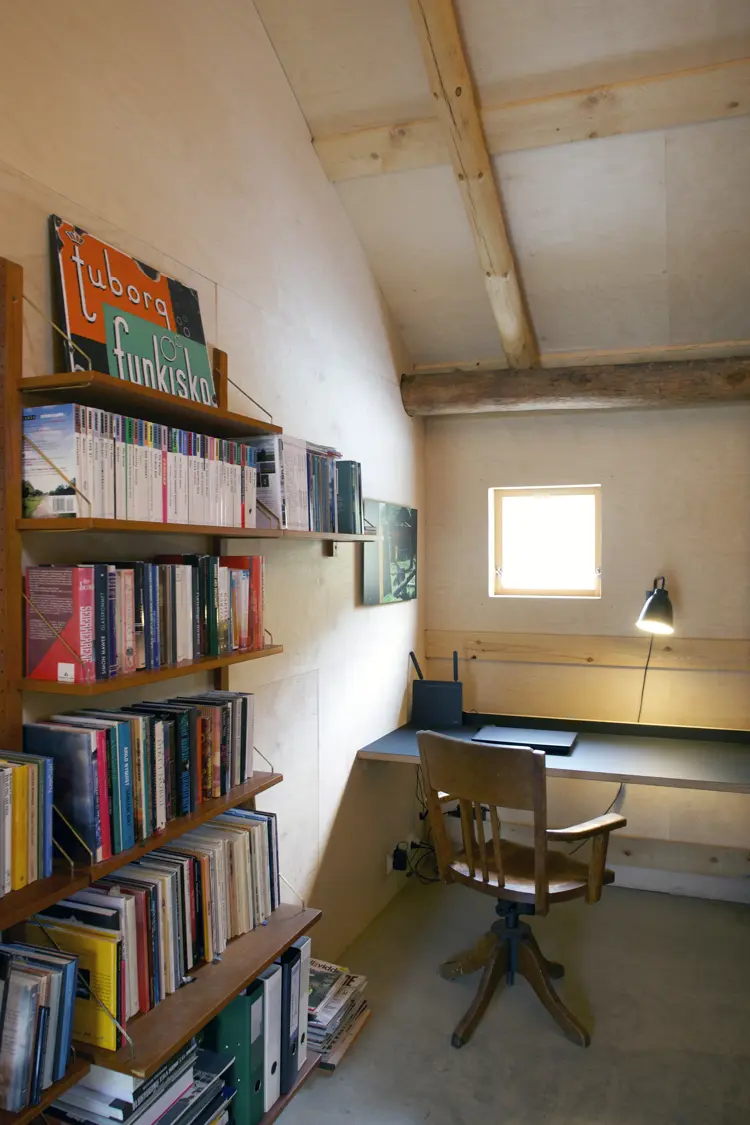 Bokhylle-50-tallet-kontor-soverom