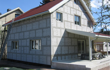 Fasadeløsningen for det norske klima. Foto: Weber