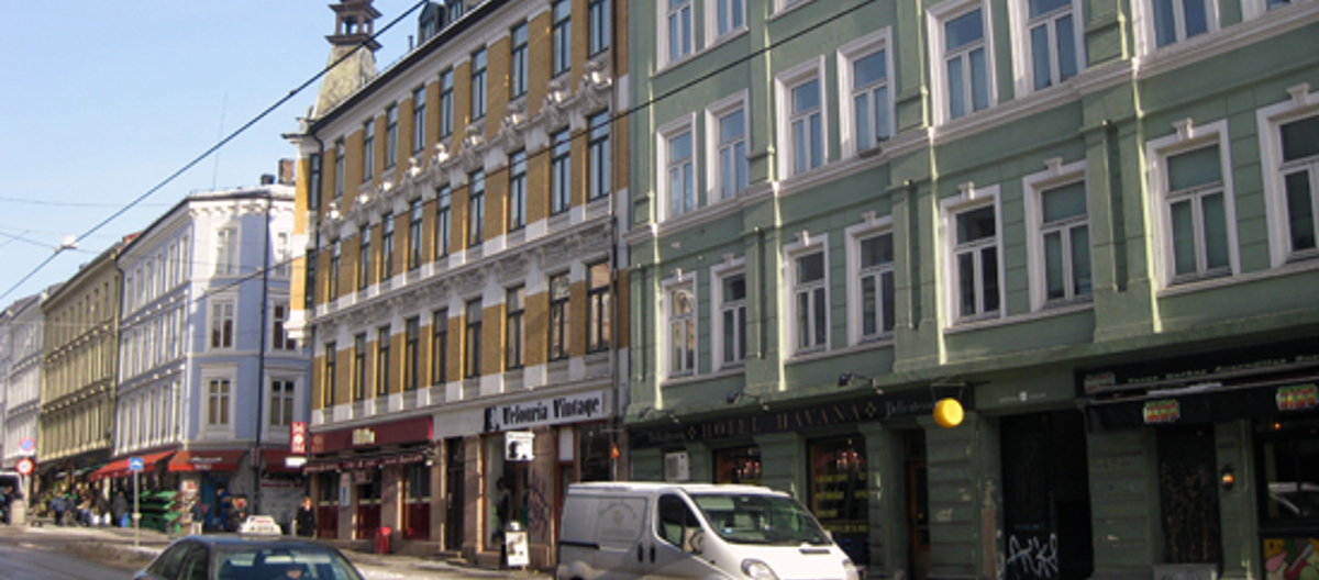 Klassisk murgårdsbebyggelse på Grünerløkka i Oslo. Foto: Christel Wigen Grøndahl, Bygg og Bevar