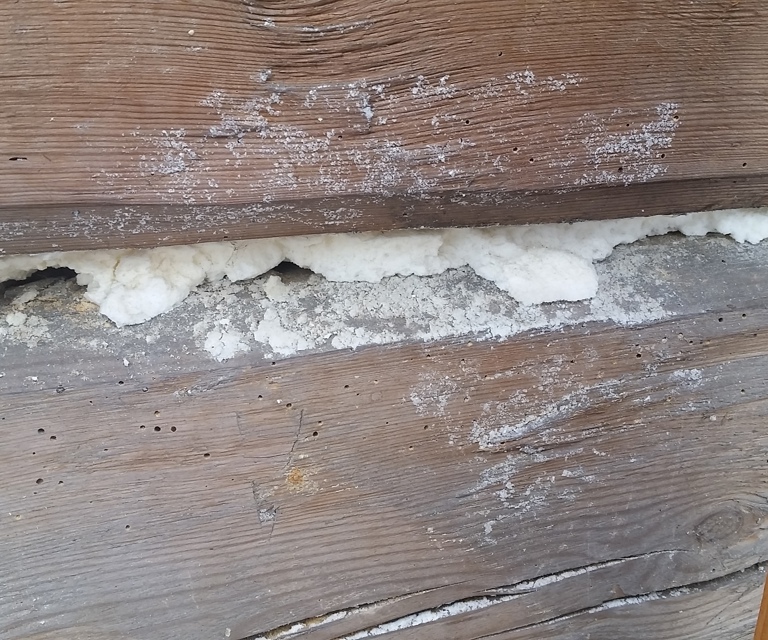 Rester fra innblåsingen som ble utført på 1960-tallet. Foto: Ove Losnegård