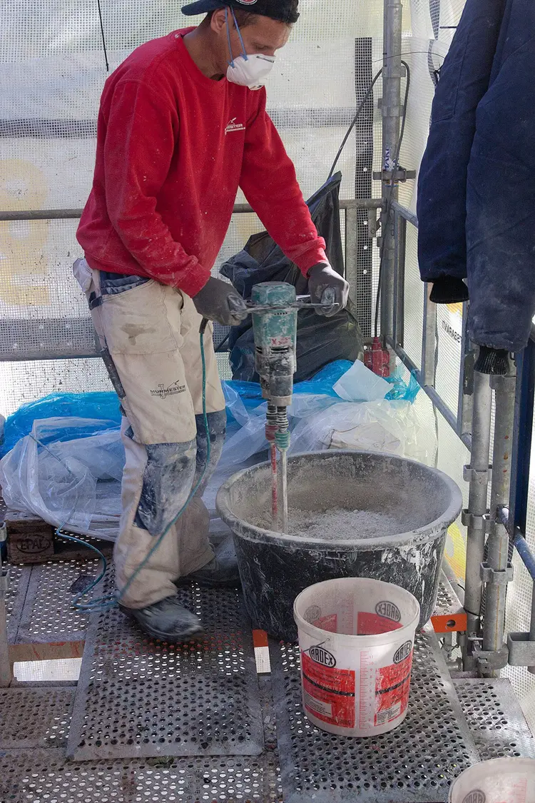 Arbeidene ble utført av Murmester Rune Johannesen AS. Foto: Knut Randem