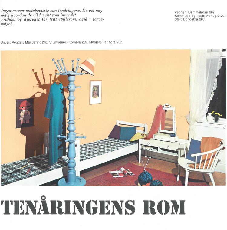 Fra Jotuns reklamebilag, årstall ukjent