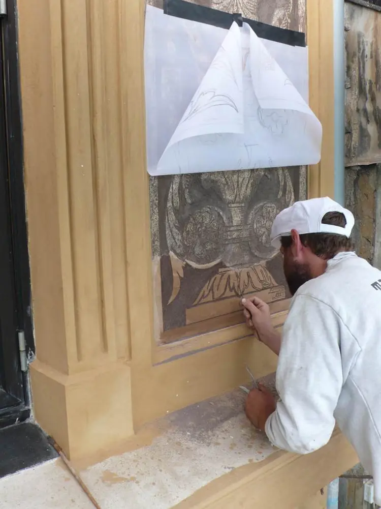 Murmester Nils Kr. Nielsen. Foto: T. Berner