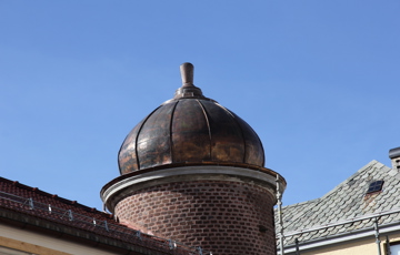 Kuppel i kobber. Foto: Bygg og Bevar