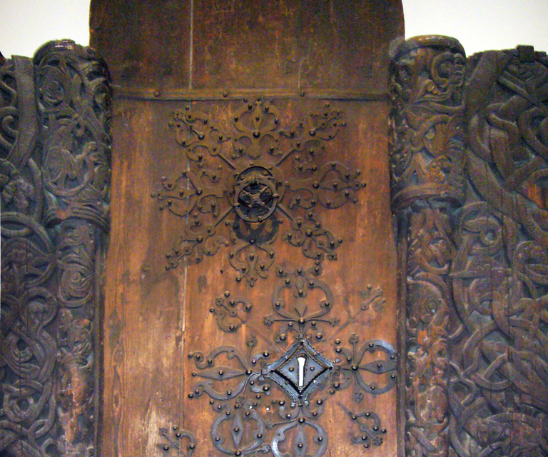 Stavkirkedekor i smijern, Olsaksamlingen Historisk museum. Foto: Karen Bjerke