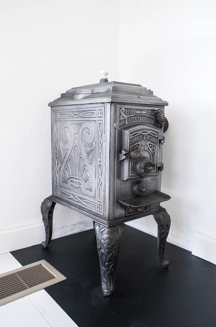 Patentovn, Drammens Jernstøberi nr. 53 Jugendstil. Fra tidlig 1900-tallet.