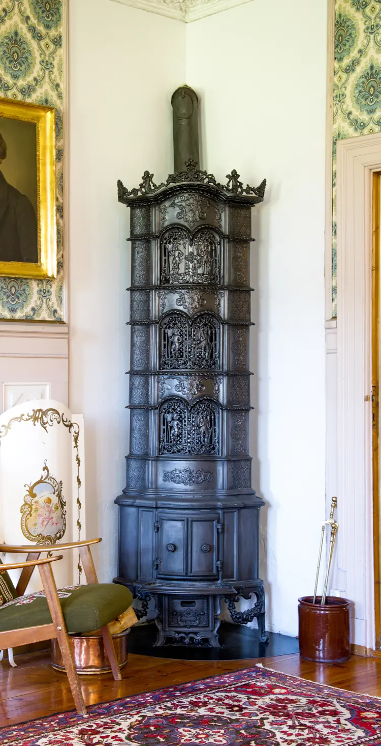 Ridderovn, ant. Drammens Jernverk, rundt 1860- årene. Ble også laget ved Ulefos,