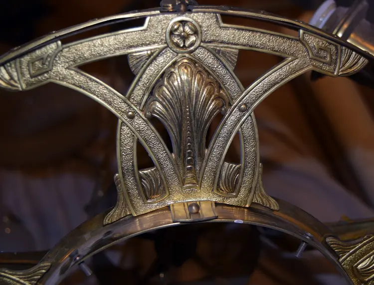 Detalj av lysekronen. Foto: Sjur Harby