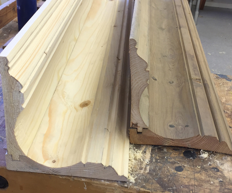 En god håndverker kan gjenskape alle profiler! Foto: Glenn Løken