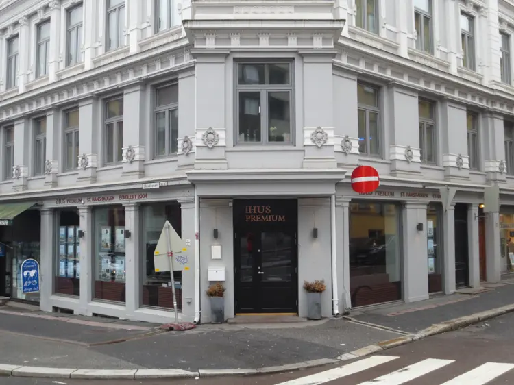 Dalsbergstien 2. «Funkisifisering» av 1800-tallsmurgård. Foto: Vidar Trædal