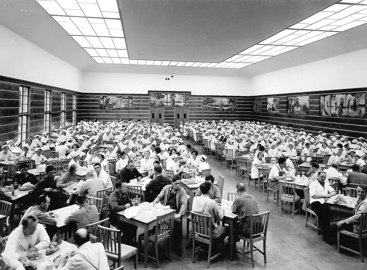 Spisesalen Freia 60-tallet