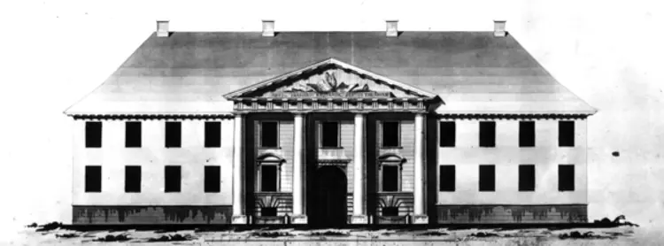 Dronningens gate 15, Oslo. C. F. F. Stanleys utkast til katedralskolen 1799-1800..jpg