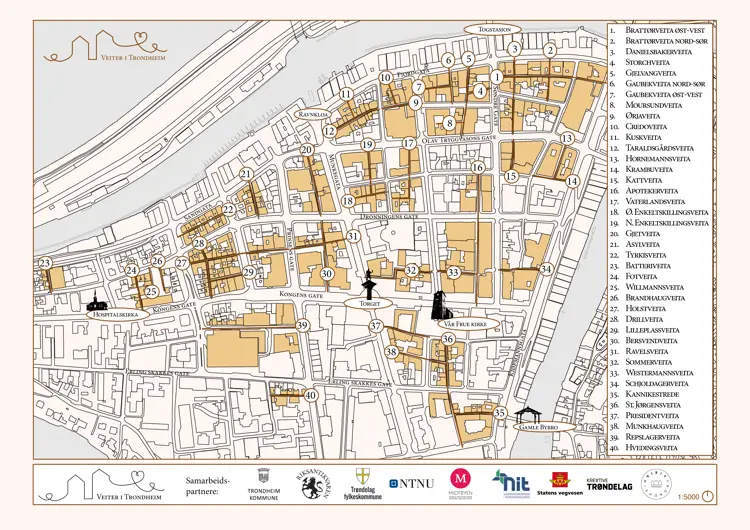 Veitekart Trondheim