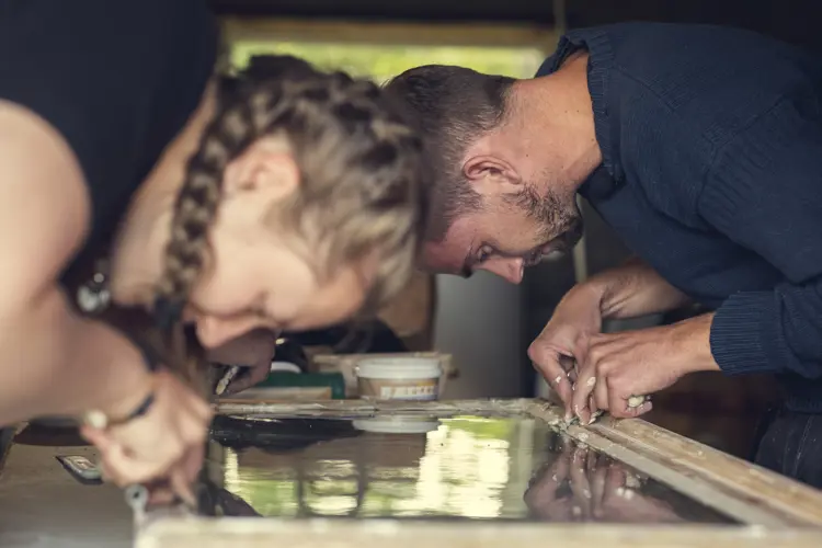 Vindusrestaurering er taalmodighetsarbeid