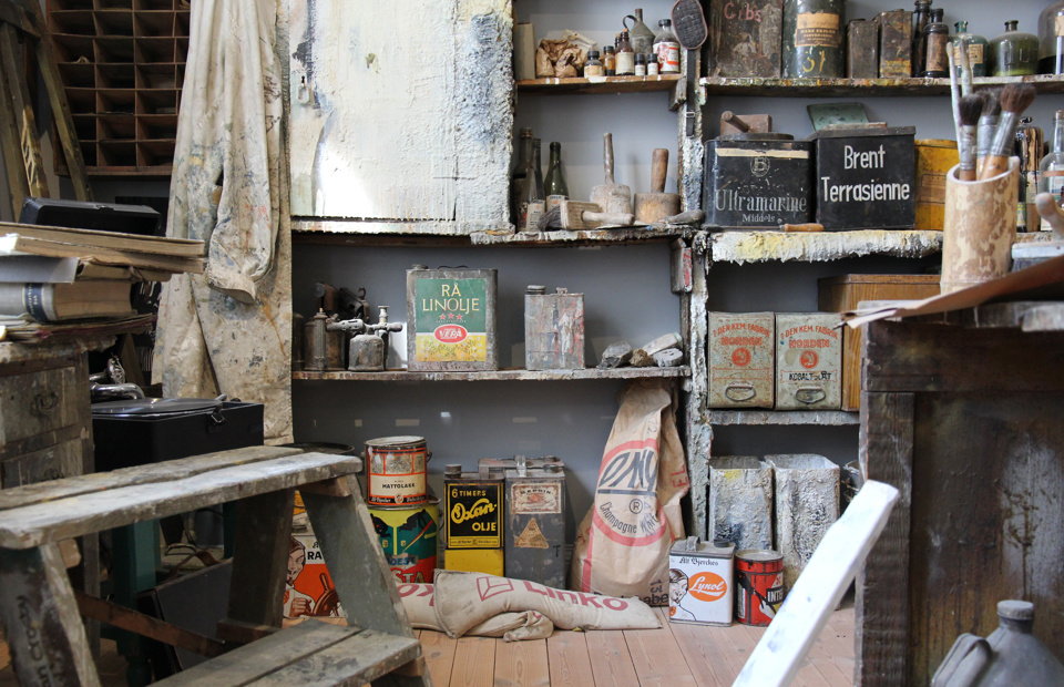 Malerverkstedet-paa-Norsk-folkemuseum.-Foto:-Bygg-og-Bevar.