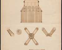 Andreaskors fra Lom Stavkirke. Foto: Kulturminnebilder