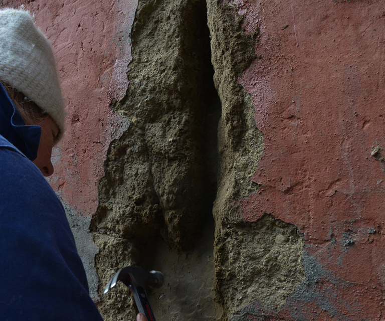 Skader I Veggene Foto Hauke Haupts