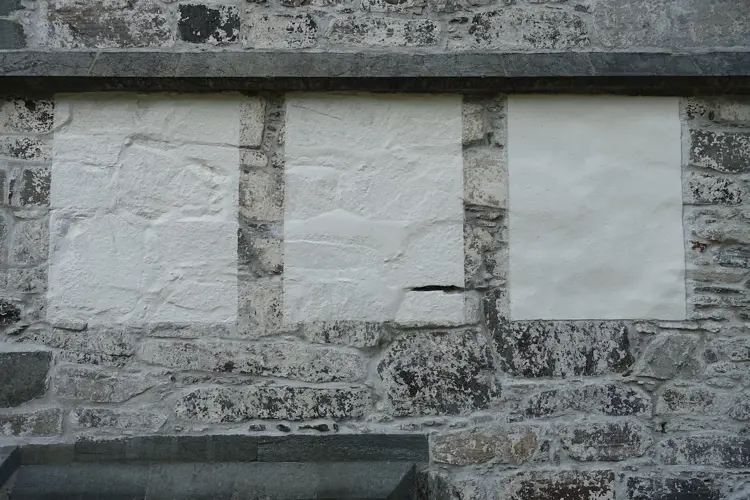 Prøvefelt Kalkpuss Foto Schjelderup Og Gram