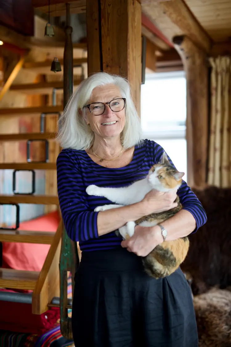 Paret tar seg noen små friheter der hvor det er hensiktsmessig. – Det er lov å gjøre endringer som passer oss og vår bruk, men ting må ikke skurre. Det er et ord vi ofte bruker, sier Gro. Foto: Lise Bjelland